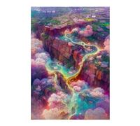 Jigsaw Puzzle for Adults 38x26cm/1000pcs Whimsical Canyon Landscape Puzzles for Adults Relax Games Enhance Memory Difficult And Challenge 38x26cm/1000pcs