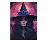 Jigsaw Puzzle for Adults 38x26cm/1000pcs Witch's Enchanted Hat -1 Puzzles for Adults Relax Games Enhance Memory Difficult And Challenge 38x26cm/1000pcs