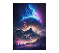 Jigsaw Puzzle for Adults 38x26cm/1000pcs Wonder Planet Aurora Jigsaw for Adults Relaxing Games Stress Reliever Unique Gifts for Birthday And Christmas 38x26cm/1000pcs