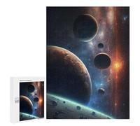Jigsaw Puzzle for Adults 500 PCS All The Planets Teenagers Puzzles Brain Teaser Game Analysis And Logic for Is Ideal As A Gift 500 PCS
