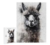 Jigsaw Puzzle for Adults 500 PCS Alpaca Andean Charm Teenagers Puzzles Brain Teaser Game Analysis And Logic for Is Ideal As A Gift 500 PCS