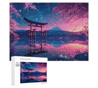 Jigsaw Puzzle for Adults 500 PCS Beautiful Sunset Jigsaw Toy Wall Decor But Fun And Humorous Parent-child Interaction 500 PCS