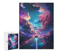 Jigsaw Puzzle for Adults 500 PCS Celestial Roadtrip Teenagers Puzzles Brain Teaser Game Analysis And Logic for Is Ideal As A Gift 500 PCS