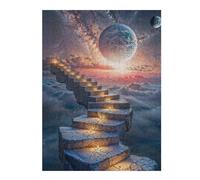 Jigsaw Puzzle for Adults 500 PCS Celestial Stairway Puzzles for Adults Family Games Wall Decoration Difficult And Challenge 500 PCS