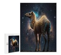 Jigsaw Puzzle for Adults 500 PCS Cosmic Camel in Space Puzzle for Adults Family Games But Fun And Humorous Difficult And Challenge 500 PCS