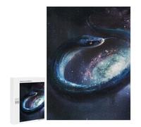 Jigsaw Puzzle for Adults 500 PCS Cosmic Serpent Galaxy Artwork Puzzle for Adults Family Games But Fun And Humorous Difficult And Challenge 500 PCS