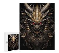 Jigsaw Puzzle for Adults 500 PCS Dragon Samurai Emperor Puzzle for Adults Family Games But Fun And Humorous Difficult And Challenge 500 PCS