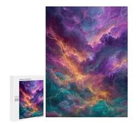 Jigsaw Puzzle for Adults 500 PCS Electric Sky Storm Puzzle For Teenagers Difficult Hard Wishlist with Santa Claus Challenging Family Fun Game 500 PCS