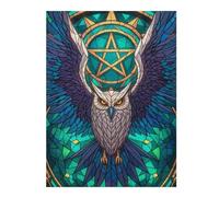 Jigsaw Puzzle for Adults 500 PCS Enchanted Owl Jigsaw Puzzle Relax Games Home Decoration Unique Gifts for Birthday And Christmas 500 PCS