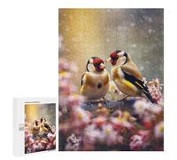 Jigsaw Puzzle for Adults 500 PCS Epic Goldfinch Bird Couple Teenagers Puzzles Family Games Difficult Hard for Is Ideal As A Gift 500 PCS