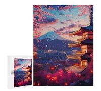 Jigsaw Puzzle for Adults 500 PCS Epic Scenic Sunset Flowers Teenagers Puzzles Relaxing Games Presents for Women Unique Gifts for Birthday And Christmas 500 PCS