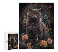 Jigsaw Puzzle for Adults 500 PCS Exotic Shorthair Jigsaw Brain Teaser Game Precision Cutting Parent-child Interaction 500 PCS
