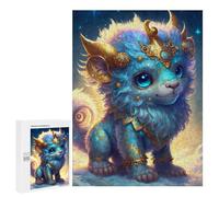 Jigsaw Puzzle for Adults 500 PCS Fantasy Magical Lion Cub Art Print Puzzle for Adults Family Games But Fun And Humorous Difficult And Challenge 500 PCS