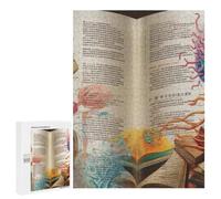 Jigsaw Puzzle for Adults, 500 PCS, Featuring Biological Experiment Book, Classic Jigsaw Entertainment for The Home, for Family Fun