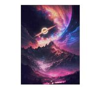Jigsaw Puzzle for Adults 500 PCS Galactic Mountain Aurora -2 Puzzles for Adults Family Games Wall Decoration Difficult And Challenge 500 PCS