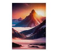 Jigsaw Puzzle for Adults 500 PCS Galactic Peaks Puzzles for Adults Family Games Wall Decoration Difficult And Challenge 500 PCS
