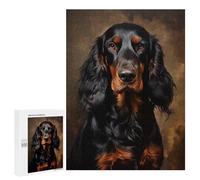 Jigsaw Puzzle for Adults 500 PCS Gordon Setter Dog Jigsaw Toy Wall Decor But Fun And Humorous Parent-child Interaction 500 PCS