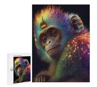 Jigsaw Puzzle for Adults 500 PCS Looking at The Rainbow Teenagers Puzzles Family Games Difficult Hard for Is Ideal As A Gift 500 PCS