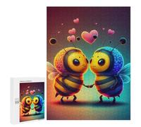 Jigsaw Puzzle for Adults 500 PCS Love Bees in Harmony Teenagers Puzzles Brain Teaser Game Analysis And Logic for Is Ideal As A Gift 500 PCS