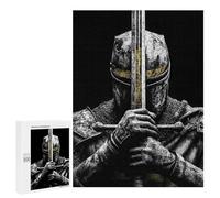 Jigsaw Puzzle for Adults 500 PCS Medieval Crusader with Sword Jigsaw for Adults Anti-Stress Toys Enhance Memory Birthday And Unique Gifts 500 PCS