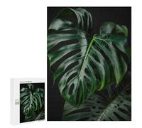 Jigsaw Puzzle for Adults 500 PCS Minimal Monstera Teenagers Puzzles Brain Teaser Game Analysis And Logic for Is Ideal As A Gift 500 PCS
