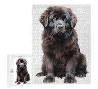 Jigsaw Puzzle for Adults 500 PCS Newfoundland Dog Teenagers Puzzles Relaxing Games Presents for Women Unique Gifts for Birthday And Christmas 500 PCS