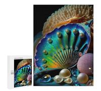 Jigsaw Puzzle for Adults 500 PCS Oceanic Jewels Jigsaw Brain Teaser Game Precision Cutting Parent-child Interaction 500 PCS