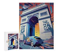 Jigsaw Puzzle for Adults 500 PCS Paris Arc De Triomphe 3 Jigsaw for Adults Anti-Stress Toys Enhance Memory Birthday And Unique Gifts 500 PCS