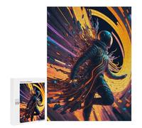 Jigsaw Puzzle for Adults 500 PCS Quantum Leap The Astronaut's Odyssey -1 Jigsaw Brain Teaser Game Precision Cutting Parent-child Interaction 500 PCS