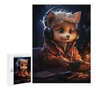 Jigsaw Puzzle for Adults 500 PCS Silly Gaming Fox Teenagers Puzzles Relaxing Games Presents for Women Unique Gifts for Birthday And Christmas 500 PCS