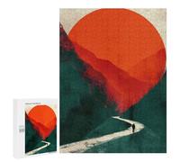 Jigsaw Puzzle for Adults 500 PCS Solitary Journey Teenagers Puzzles Brain Teaser Game Analysis And Logic for Is Ideal As A Gift 500 PCS