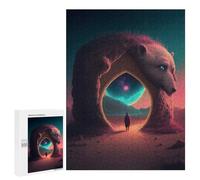 Jigsaw Puzzle for Adults 500 PCS Space Is Wild Soldier Teenagers Puzzles Relaxing Games Presents for Women Unique Gifts for Birthday And Christmas 500 PCS