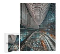 Jigsaw Puzzle for Adults 500 PCS Tokyo International Forum Teenagers Puzzles Family Games Difficult Hard for Is Ideal As A Gift 500 PCS