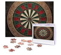 Jigsaw Puzzle for Adults 500 Pieces Personalized Photos Puzzles Dart Board Puzzles with Storage Bag Challenging Picture Puzzle for Home Decor Family Wedding