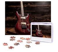 Jigsaw Puzzle for Adults 500 Pieces Personalized Photos Puzzles Electric Guitar Puzzles with Storage Bag Challenging Picture Puzzle for Home Decor Family Wedding