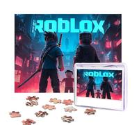 Jigsaw Puzzle for Adults 500 Pieces Personalized Photos Puzzles Roblox Puzzles with Storage Bag Challenging Picture Puzzle for Home Decor Family Wedding