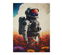 Jigsaw Puzzle for Adults 52x38cm/1000pcs Astronaut Standing Jigsaw for Adults Relaxing Games Stress Reliever Unique Gifts for Birthday And Christmas 52x38cm/1000pcs