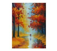 Jigsaw Puzzle for Adults 52x38cm/1000pcs Autumn Lovers Jigsaw for Adults Hands-on Game Wall Decoration Parent-child Interaction 52x38cm/1000pcs