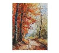 Jigsaw Puzzle for Adults 52x38cm/1000pcs Autumn Trail Canvas Jigsaw for Adults Relaxing Games Stress Reliever Unique Gifts for Birthday And Christmas 52x38cm/1000pcs