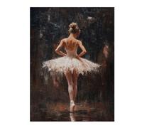 Jigsaw Puzzle for Adults 52x38cm/1000pcs Ballet Dancer in Spotlight Red Curtain Call Ballet’s Final Bow Jigsaws for Adults Toy Wall Decor Precision Cutting Parent-child Interaction 52x38cm/1000pcs