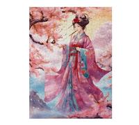 Jigsaw Puzzle for Adults 52x38cm/1000pcs Beautiful Girls Flowers 2 Jigsaw for Adults Relaxing Games Stress Reliever Unique Gifts for Birthday And Christmas 52x38cm/1000pcs