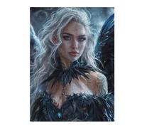 Jigsaw Puzzle for Adults 52x38cm/1000pcs Enchanting Ice Succubus Jigsaw for Adults Relaxing Games Stress Reliever Unique Gifts for Birthday And Christmas 52x38cm/1000pcs