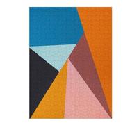 Jigsaw Puzzle for Adults 52x38cm/1000pcs Modern Geometry 8 Jigsaws for Adults Toy Wall Decor Precision Cutting Parent-child Interaction 52x38cm/1000pcs