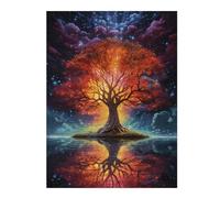 Jigsaw Puzzle for Adults 52x38cm/1000pcs Multicolor Tree Art Puzzle for Adults Family Game Home Decoration Birthday And Unique Gifts 52x38cm/1000pcs