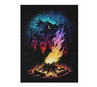 Jigsaw Puzzle for Adults 52x38cm/1000pcs Nice Galaxy Campfire Puzzle for Adults Family Game Home Decoration Birthday And Unique Gifts 52x38cm/1000pcs