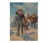 Jigsaw Puzzle for Adults 52x38cm/1000pcs Old Man Looking For A Road Jigsaw for Adults Hands-on Game Wall Decoration Parent-child Interaction 52x38cm/1000pcs