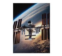 Jigsaw Puzzle for Adults 52x38cm/1000pcs Panoramic Earth Orbit View Puzzle for Adults Family Game Home Decoration Birthday And Unique Gifts 52x38cm/1000pcs