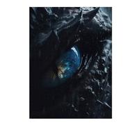 Jigsaw Puzzle for Adults 52x38cm/1000pcs Predator Dragons Blue Eye Jigsaw for Adults Relaxing Games Stress Reliever Unique Gifts for Birthday And Christmas 52x38cm/1000pcs
