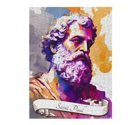 Jigsaw Puzzle for Adults 52x38cm/1000pcs Saint Paul The Apostle Jigsaw for Adults Hands-on Game Wall Decoration Parent-child Interaction 52x38cm/1000pcs