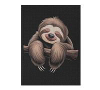 Jigsaw Puzzle for Adults 52x38cm/1000pcs Sleeping Cute Sloth Illustration Teenagers Puzzles Family Games Analysis And Logic Parent-child Interaction 52x38cm/1000pcs